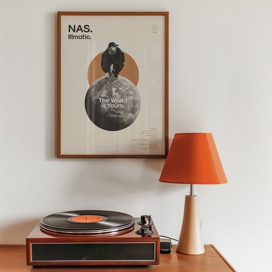 Nas Illmatic Album poster