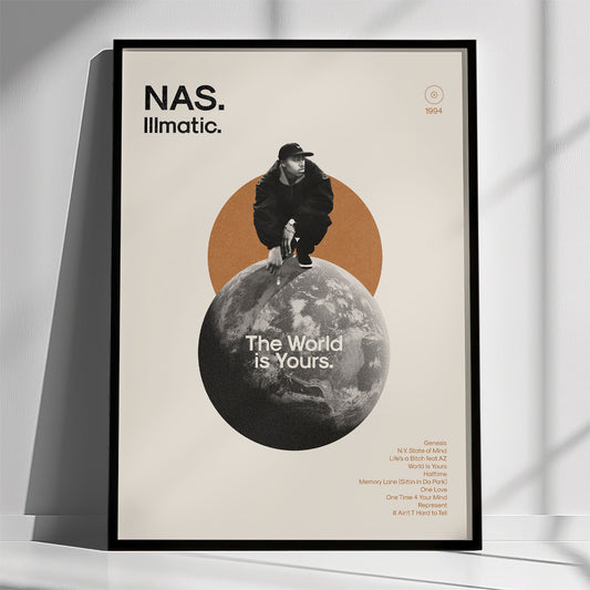 Nas Illmatic Album poster