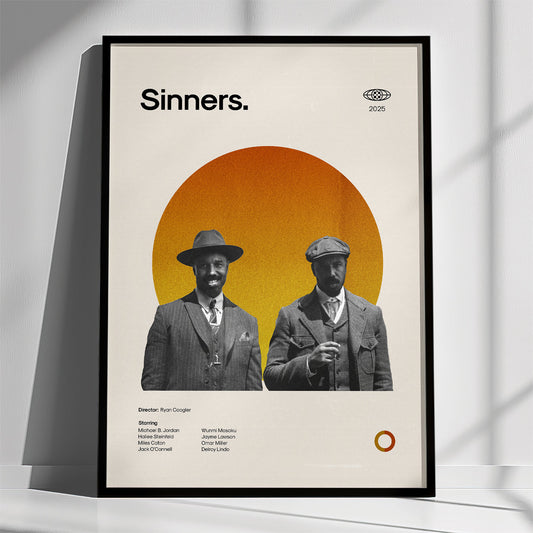 Sinners Film Movie Poster Wall art